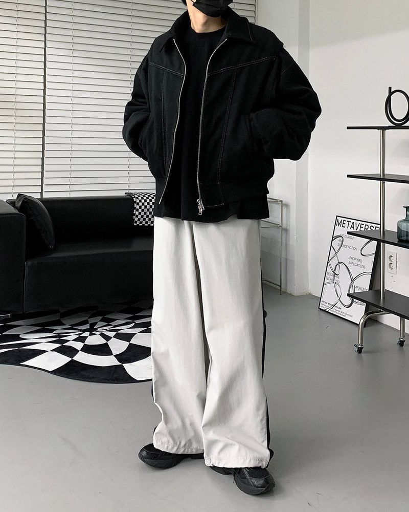 124 FW Side Snap String Pants