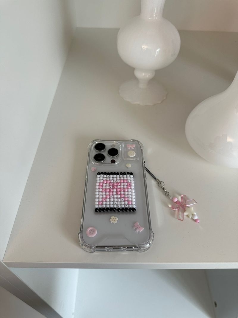 [made]"Ribbon beads"case