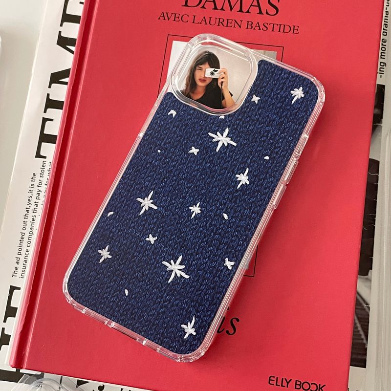 DELPHIN(デルフィン)の「STARLIGHT KNIT HARD JELL CASE(Smartphone Accessories)」