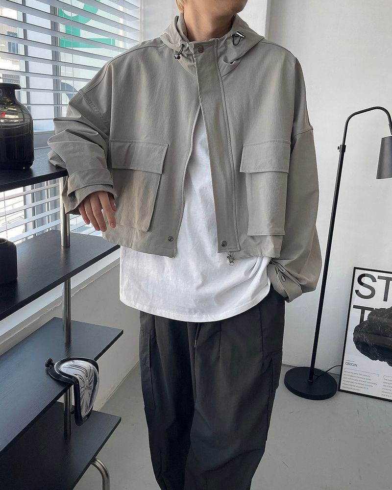 COZINESS(コジネス)の「CR Mono Cropp Hood Jumper (3 colors)(Jackets/Outerwear)」