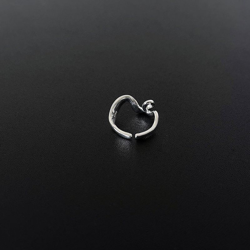 [925silver] Wave knot ring