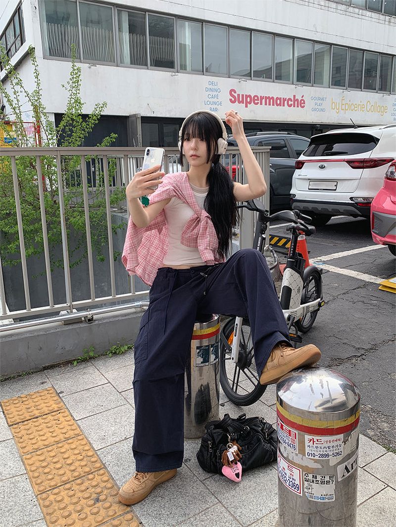 SHIRRING CHECK SHIRT (2C)