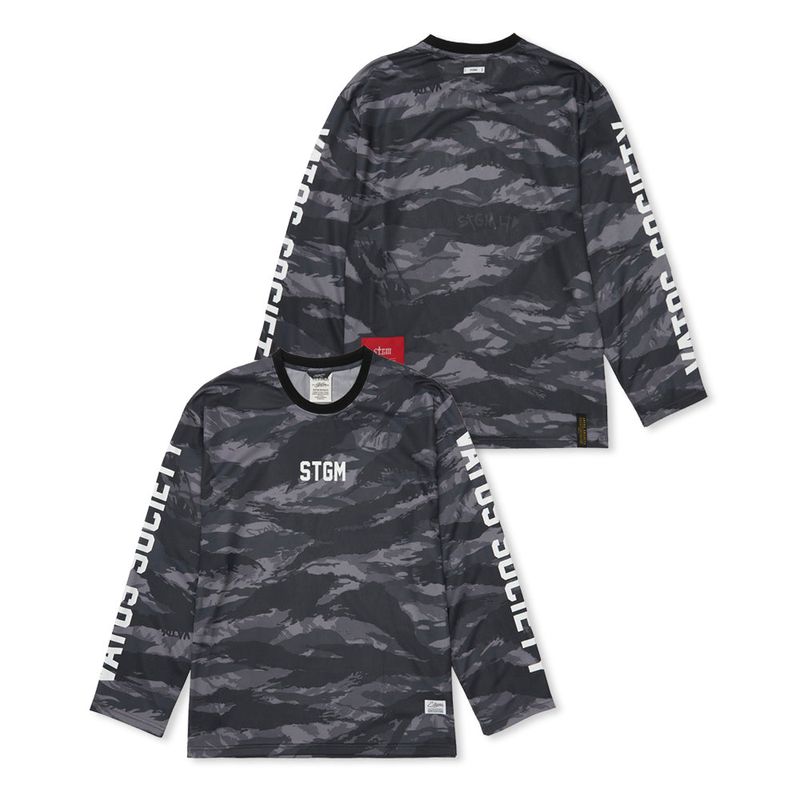 STIGMA(スティグマ)の「Mesh Oversized Long Sleeves Tiger Camouflage(Tops)」