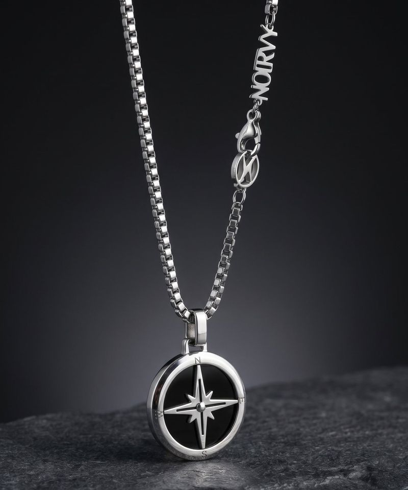 NN-103 North Compass Pendant Necklace