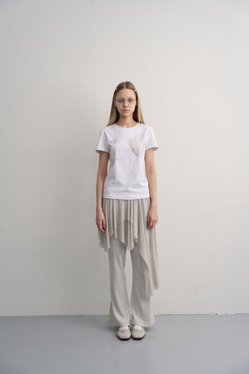  PLEATS BANDING BUTTON PANTS 