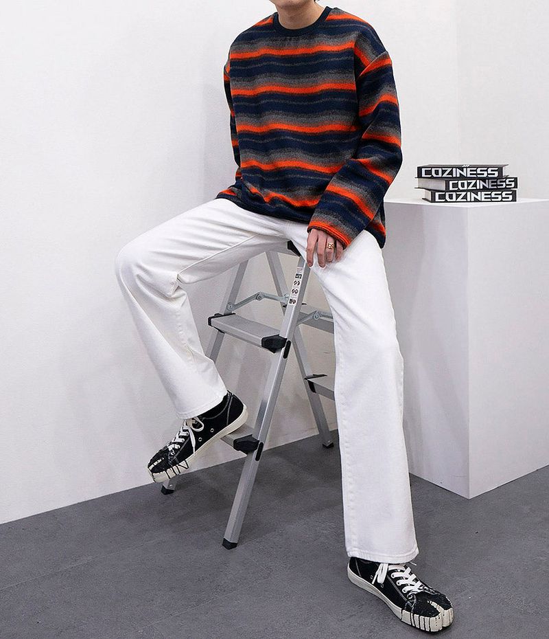 COZINESS（コジネス）の「NT Angora Striped Knit MTM (2 colors)（Tops）」