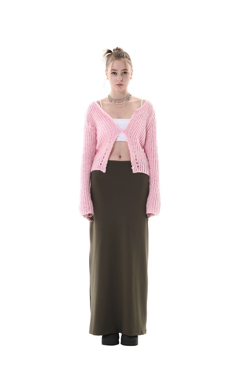 STITCH MAXI SKIRT