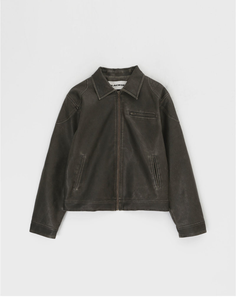 [MADE] An Buck Washing Leather Jacket