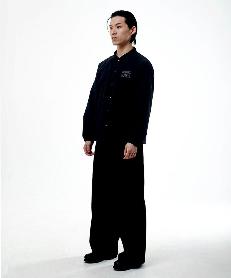 ARCH LOGO COACH JACKET-BLACK