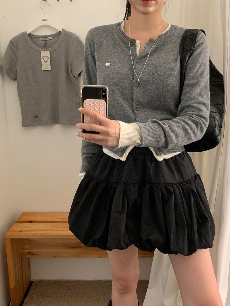 [MADE] MIETTE CASHMERE ROUND CARDIGAN