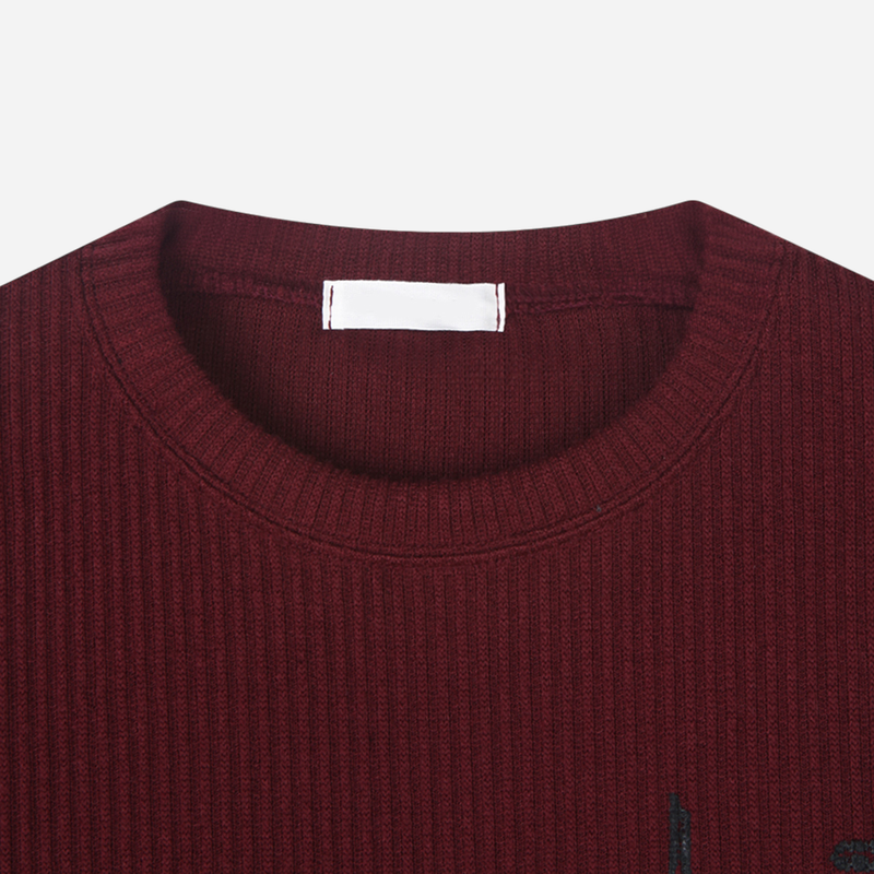 Bloom Crop Short Sleeve Knit