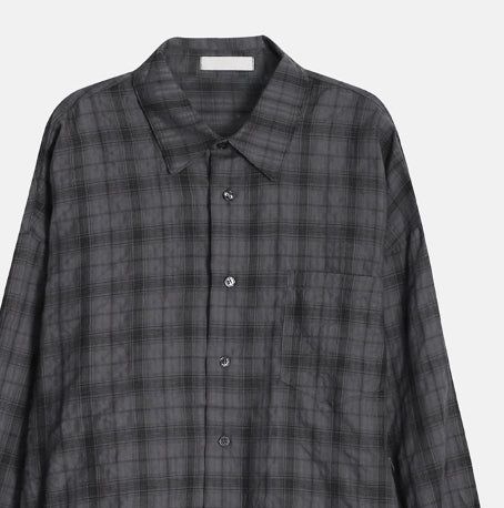 Pogny Crinkle Check Shirt