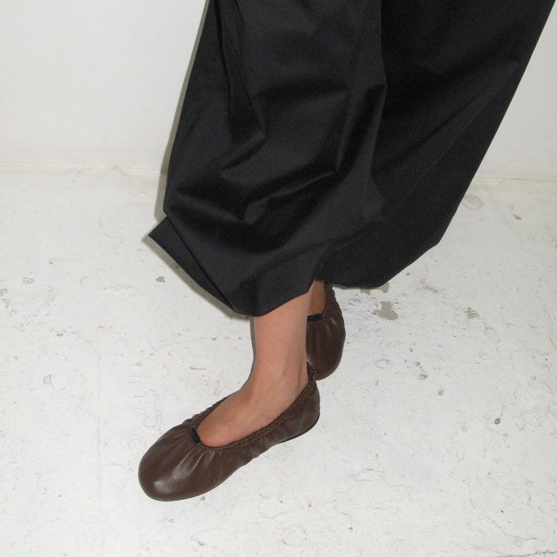 Ballet 0048. Scrunch Flat Shoes - 4colors