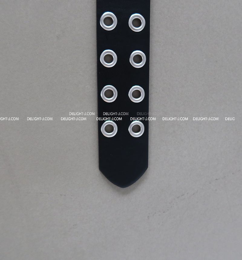 Two Buckle Punching Leather Belt