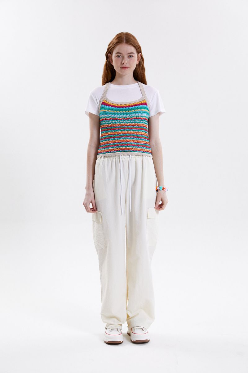 PINK PINEAPPLE（ピンクパイナップル）の「RUSTLE CARGO PANTS（Pants）」