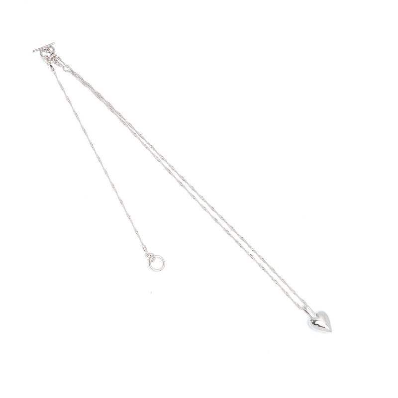 Dreamy Heart Necklace_Silver