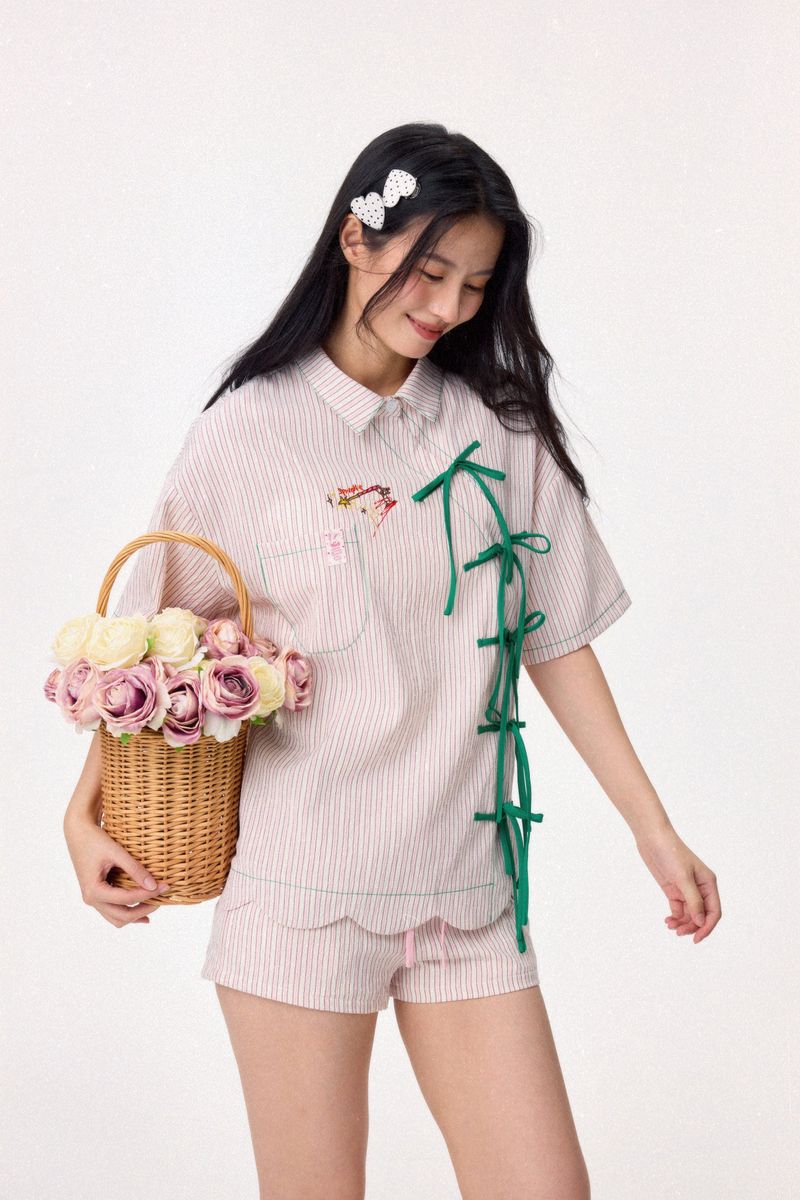 Dear Days Petal Boxy Shirt (Pink)