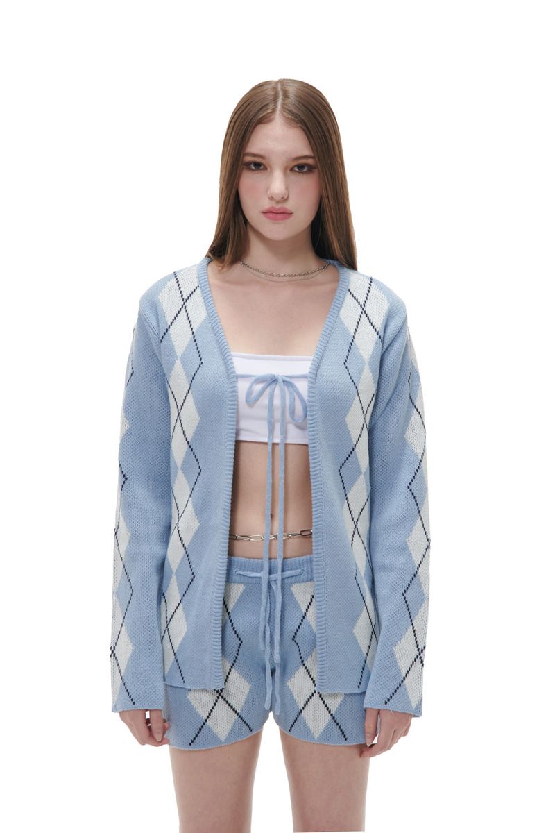 ARGYLE CARDIGAN