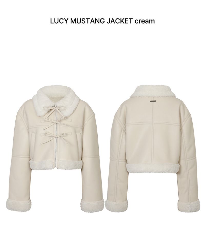 LUCY MUSTANG JACKET cream