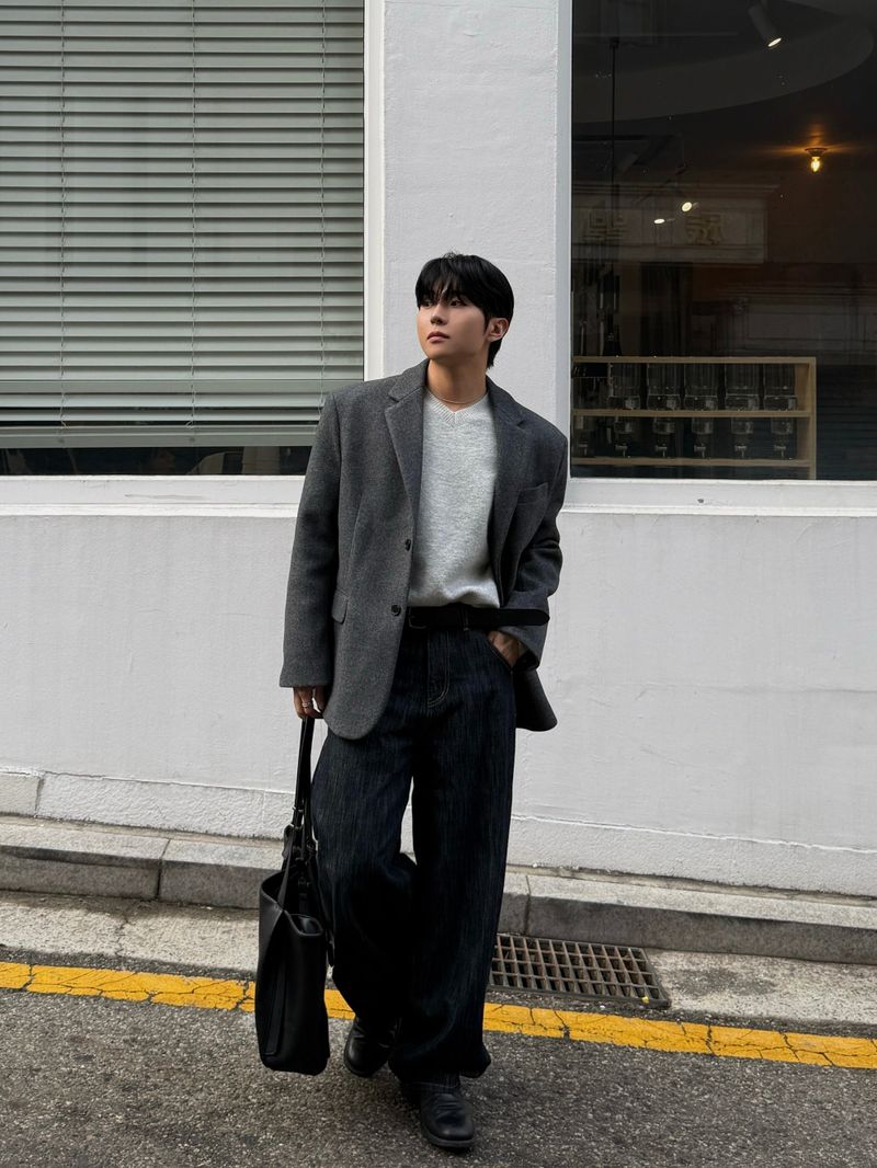 Duns wool blazer jacket