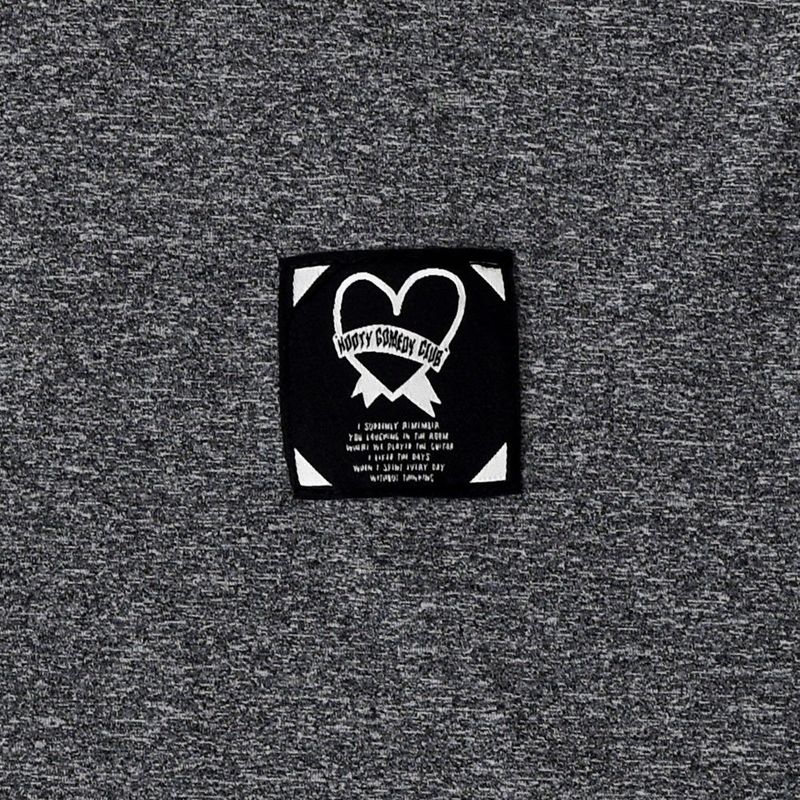 HEART BAND CROP POLONECK (GREY)