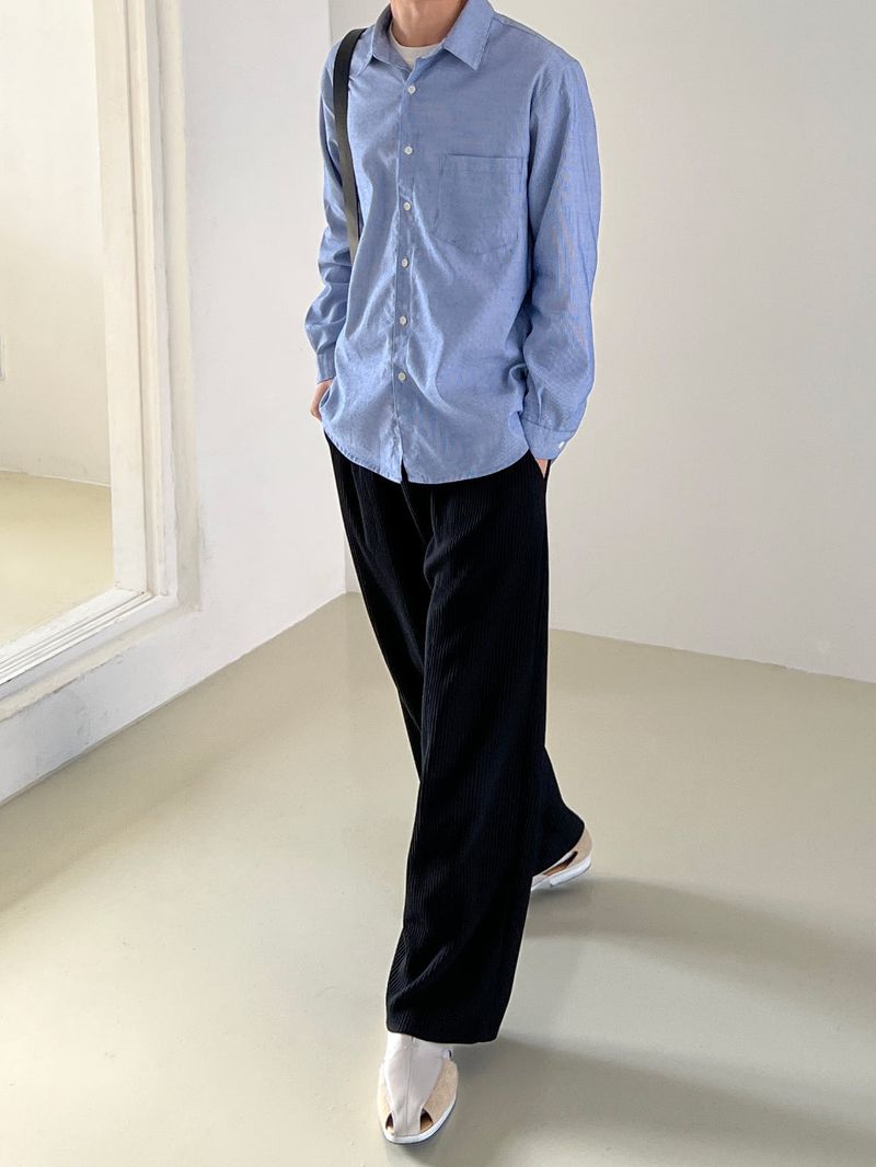 Stripe linen shirts