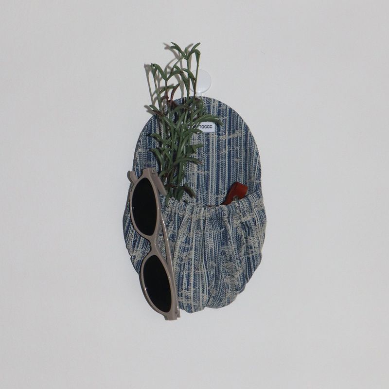 Poketto mini (Brushed Denim) Wall Pokect