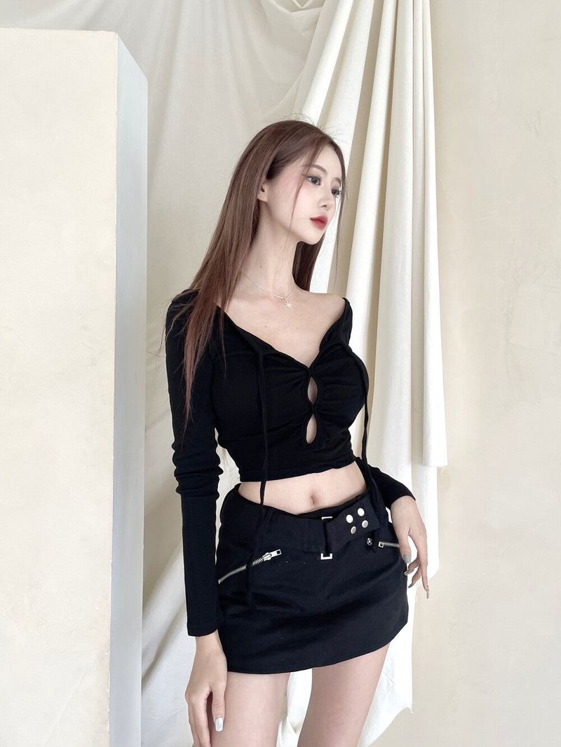 653. Funky belt low sk (3color)