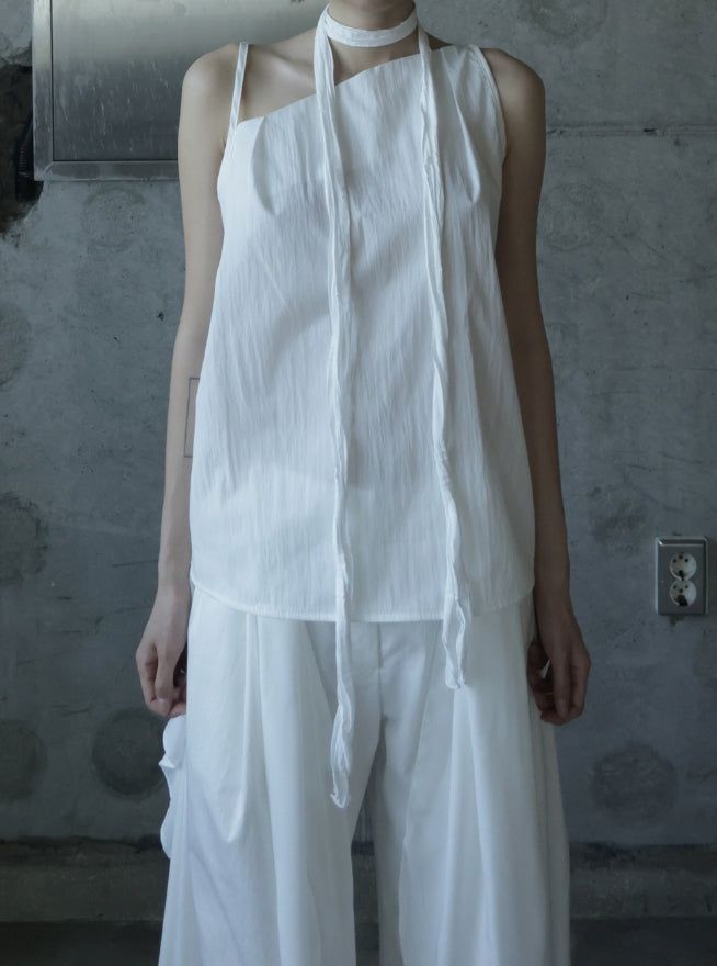 Asib Unbalance Sleeveless Blouse
