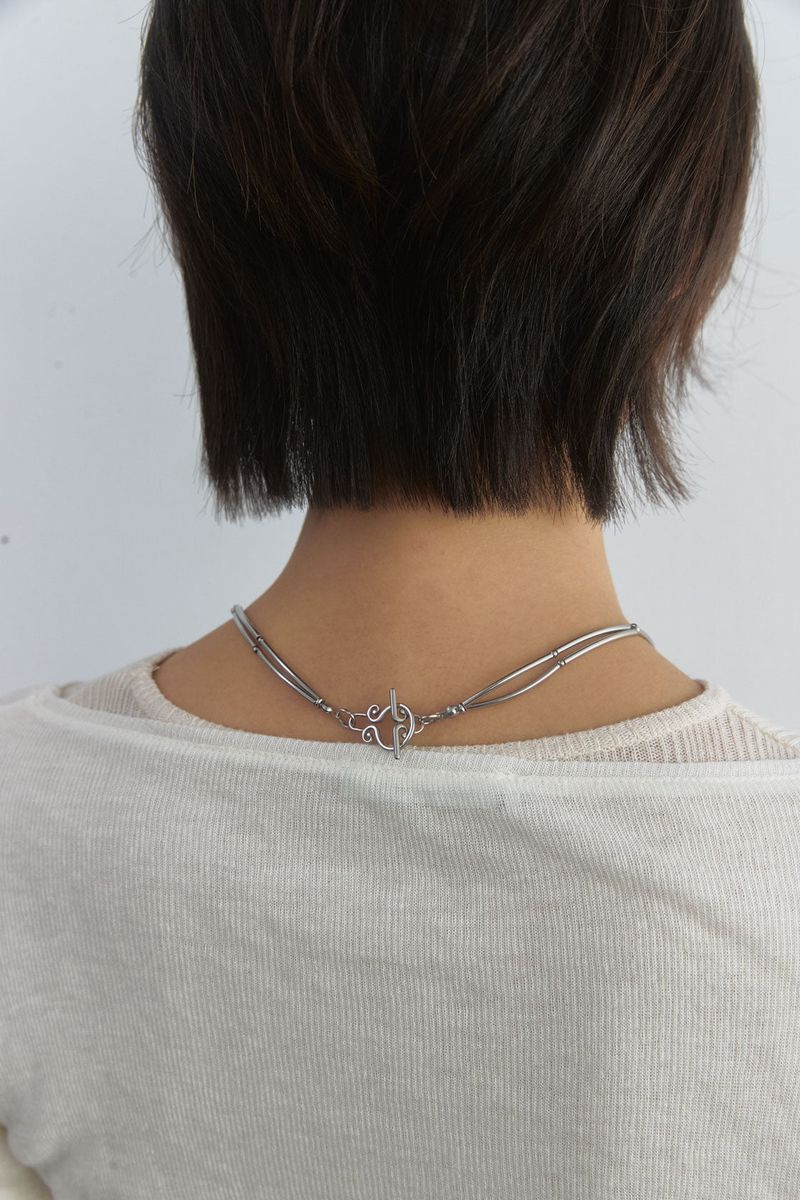 Vine cubic necklace