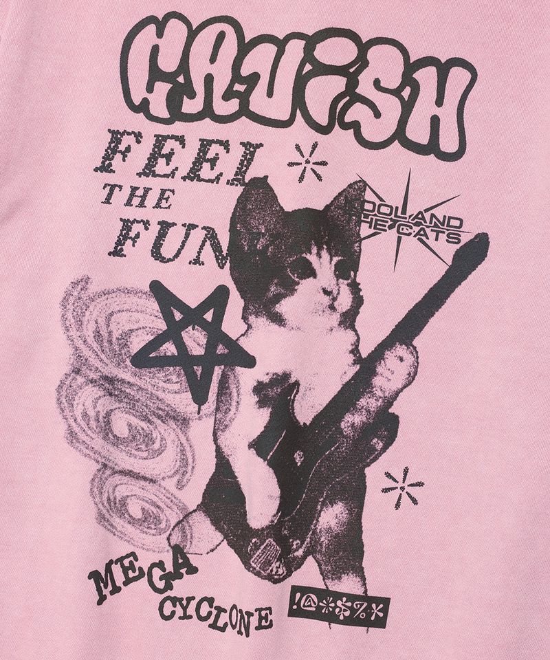 MEGA CYCLONE PIGMENT SWEATSHIRT PINK(CV2DFUM440A)