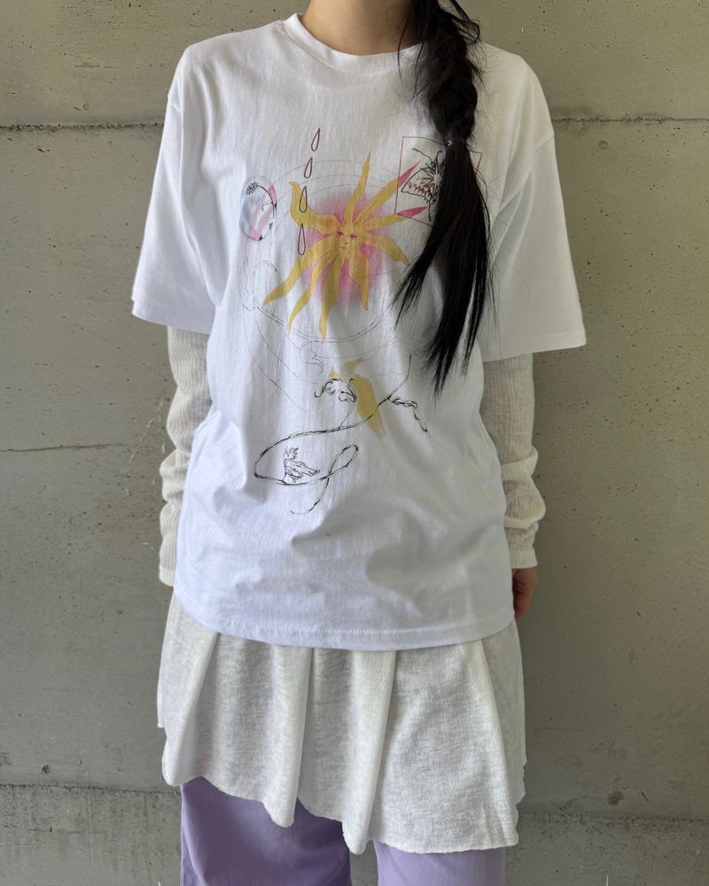 Doodle Nature Boxy Tee