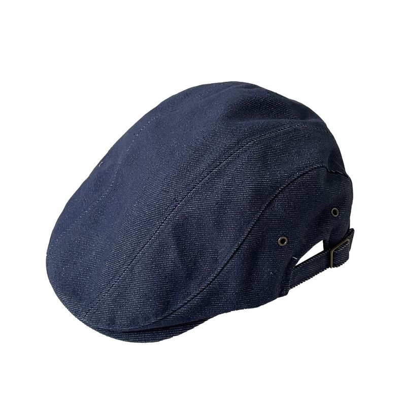 Denim hunting cap