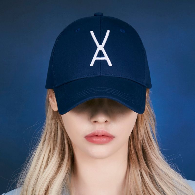 VARZAR（バザール）の「VA Big logo over fit buckle cap NAVY（Accessories）」