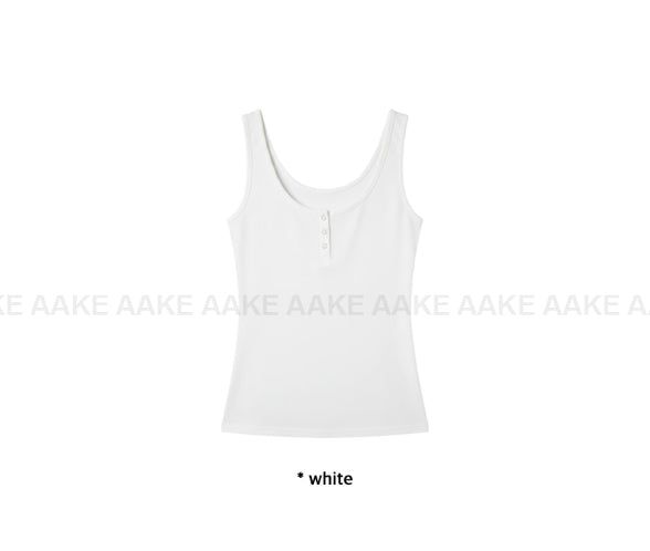 BUTTON POINT SLEEVELESS