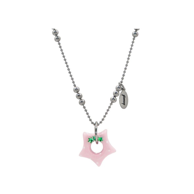 gleameep（グリームイープ）の「gleaming リトルスターベリーネックレス [ピンク]（アクセサリー）」