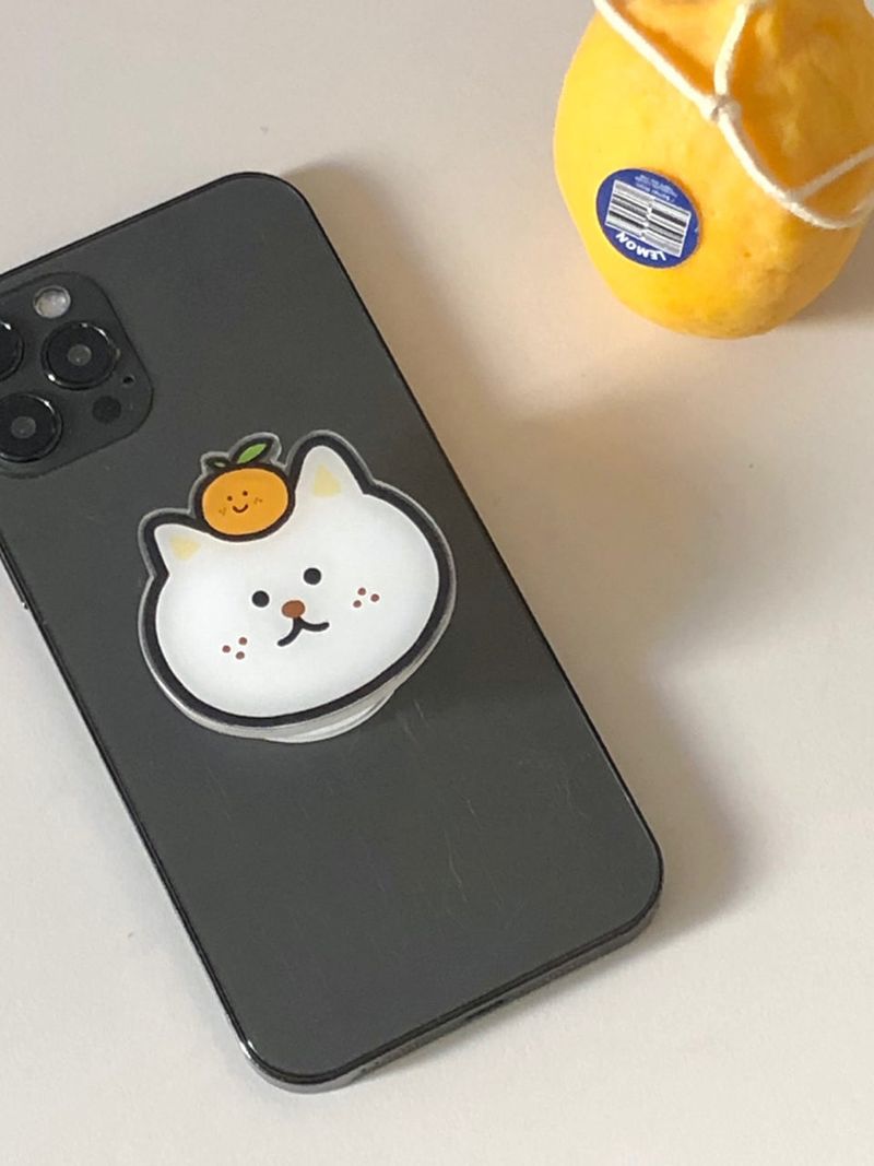 bora and(ボラアンド)の「タンジェリンキャットスマホグリップ(スマホグッズ/小物)」