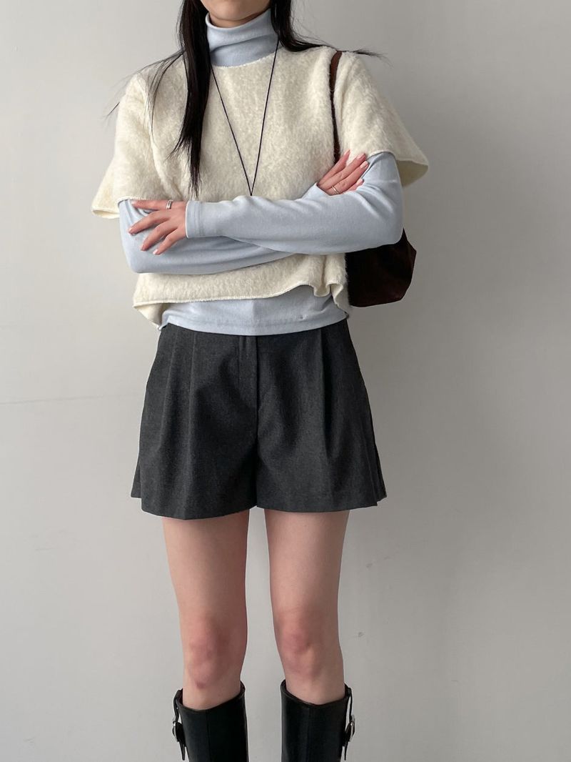 Puppy Half Crop Knit