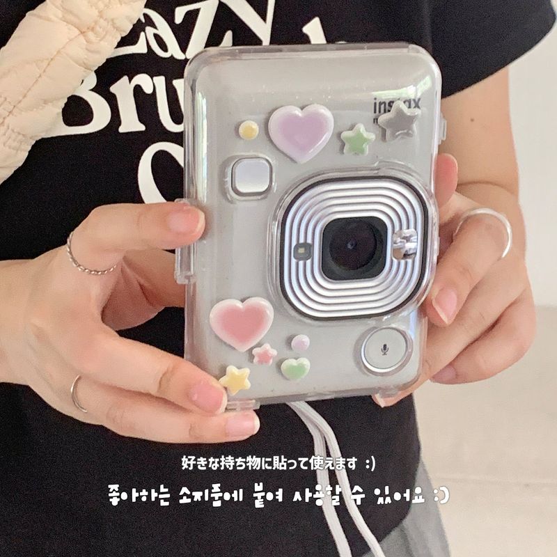 プランピーハートエポクシーステッカー / plumpily heart epoxy sticker