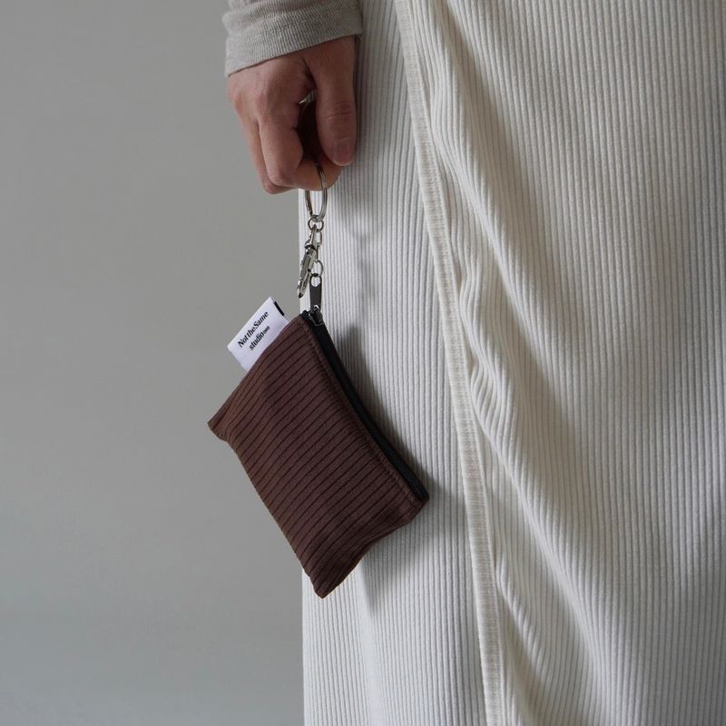 Mini keyring pouch 'Chocolate'