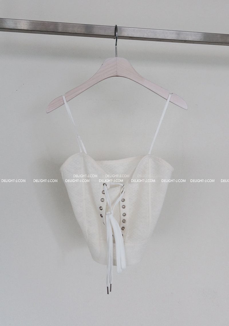 corset lace bustier sleeveless