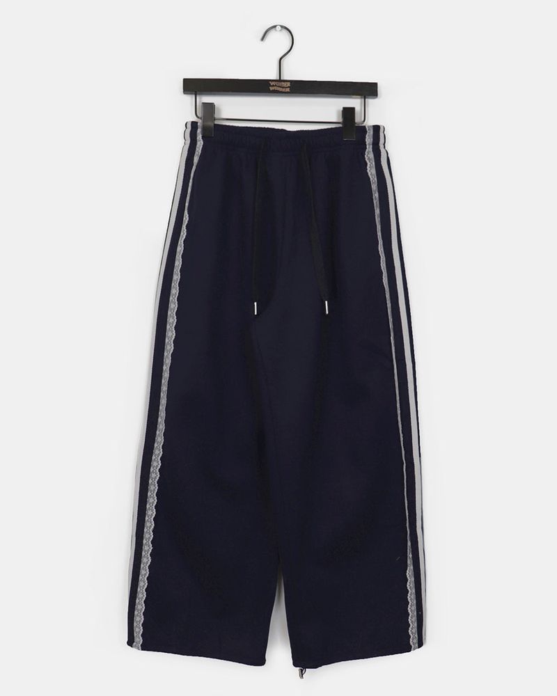 Jaya Lace Track Wide two-way Pants
