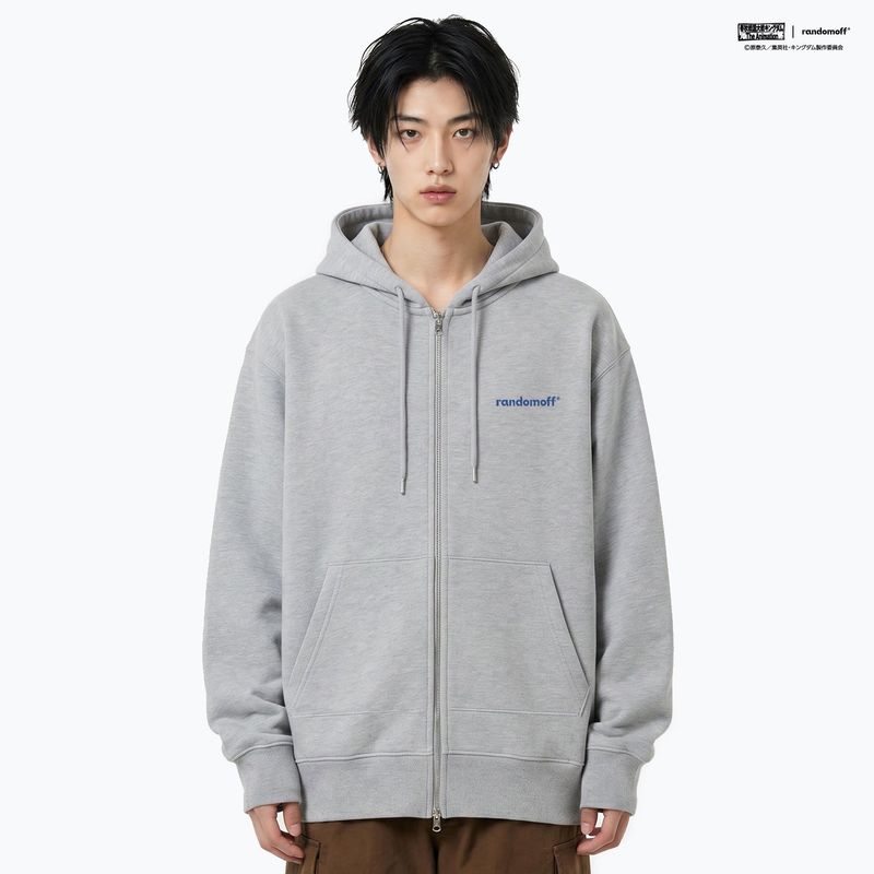 SHIN HOODIE ZIP-UP [GREY]