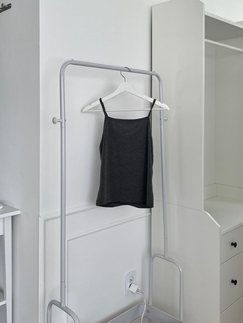 Dot Shirring Sleeveless (3 colors)
