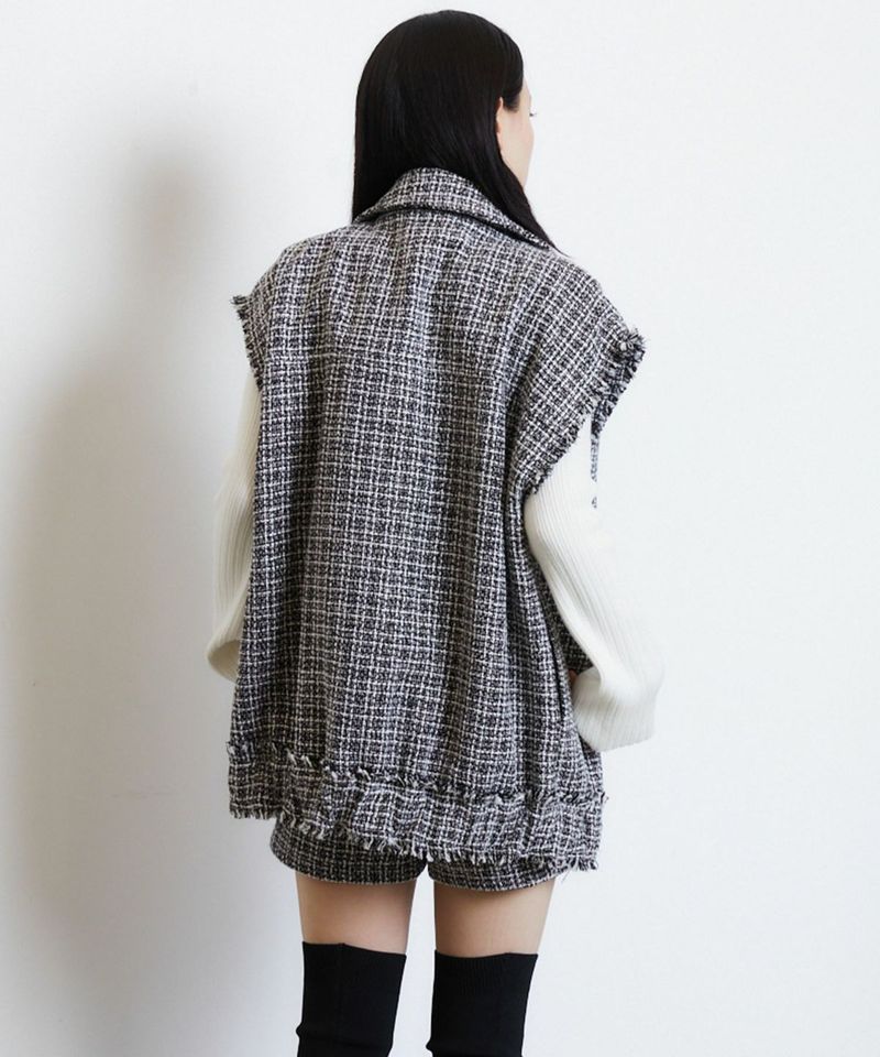 TWEED VEST