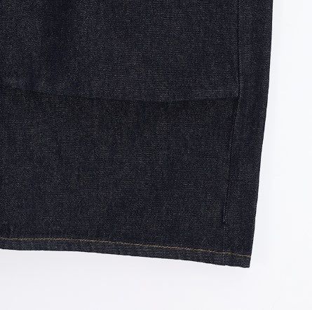 Lowd Adjust Wide Denim Bermuda Pants