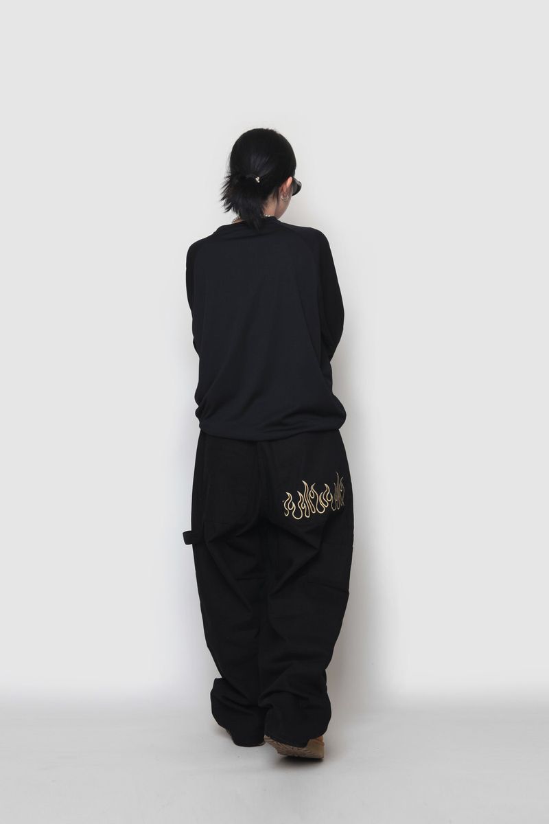Flame Canvas Wide Pants