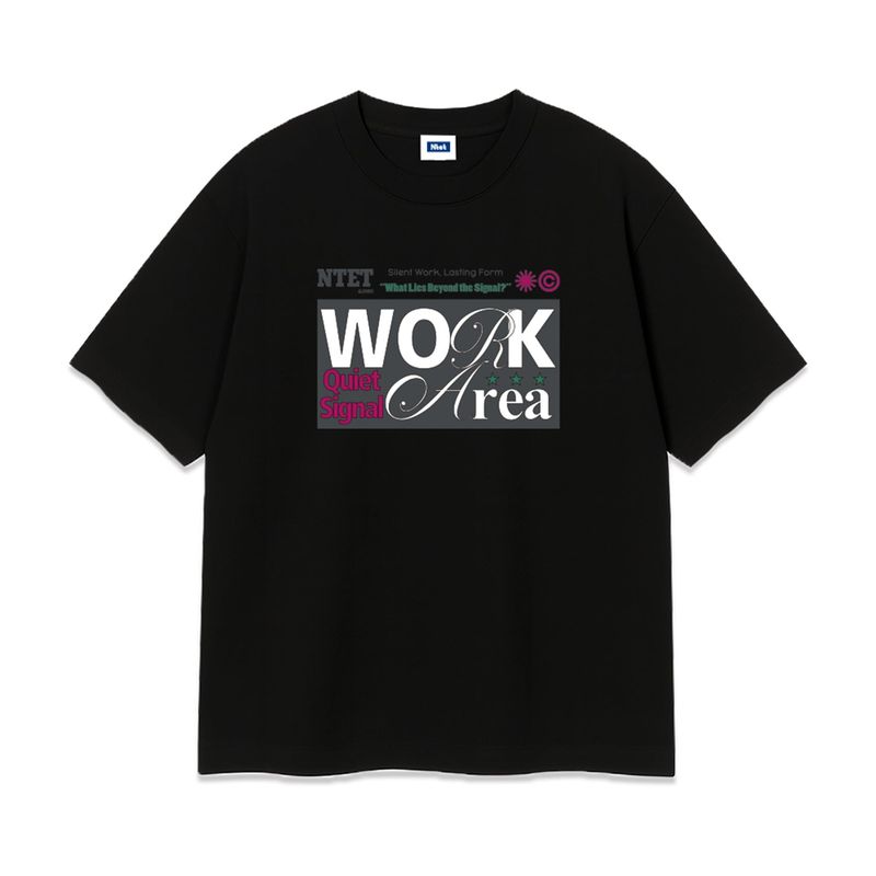 work area over fit t-shirt (2color)