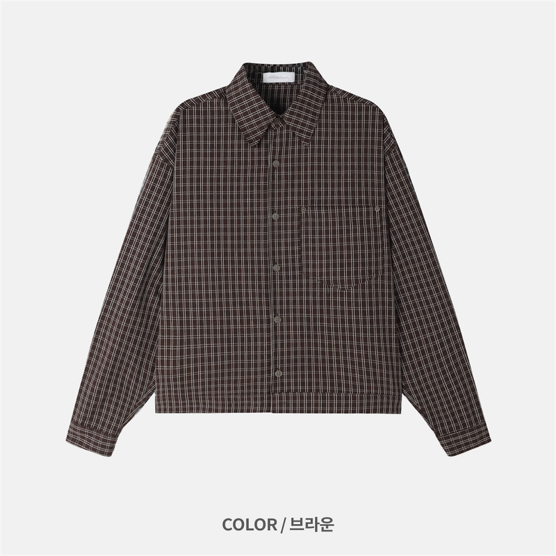Tion Crop Check Shirt (3 Colors)