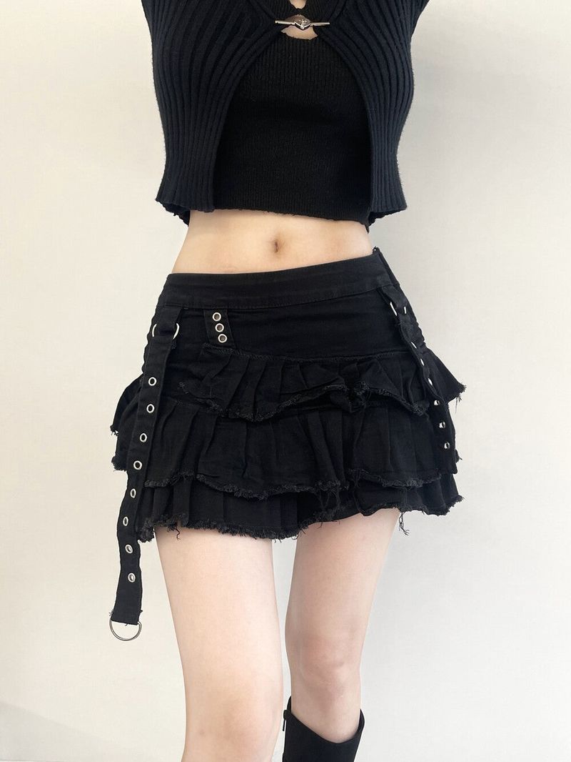 1093. Eyelet strap cancan mini sk